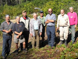 Équipe d'herborisation, Gaspésie, 2010.