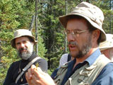 Toute première fin de semaine d'initiation à la bryologie, Forêt Montmorency, 4 septembre 2004. Photo : Martine Lapointe