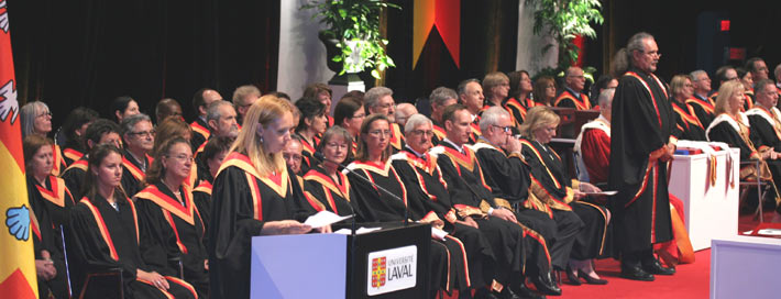 Remise du doctorat honorifique, 11 juin 2016. Photo : Stéphane Leclerc