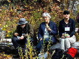 Une pause repas en plein air. - Photo : Marc Chantal
